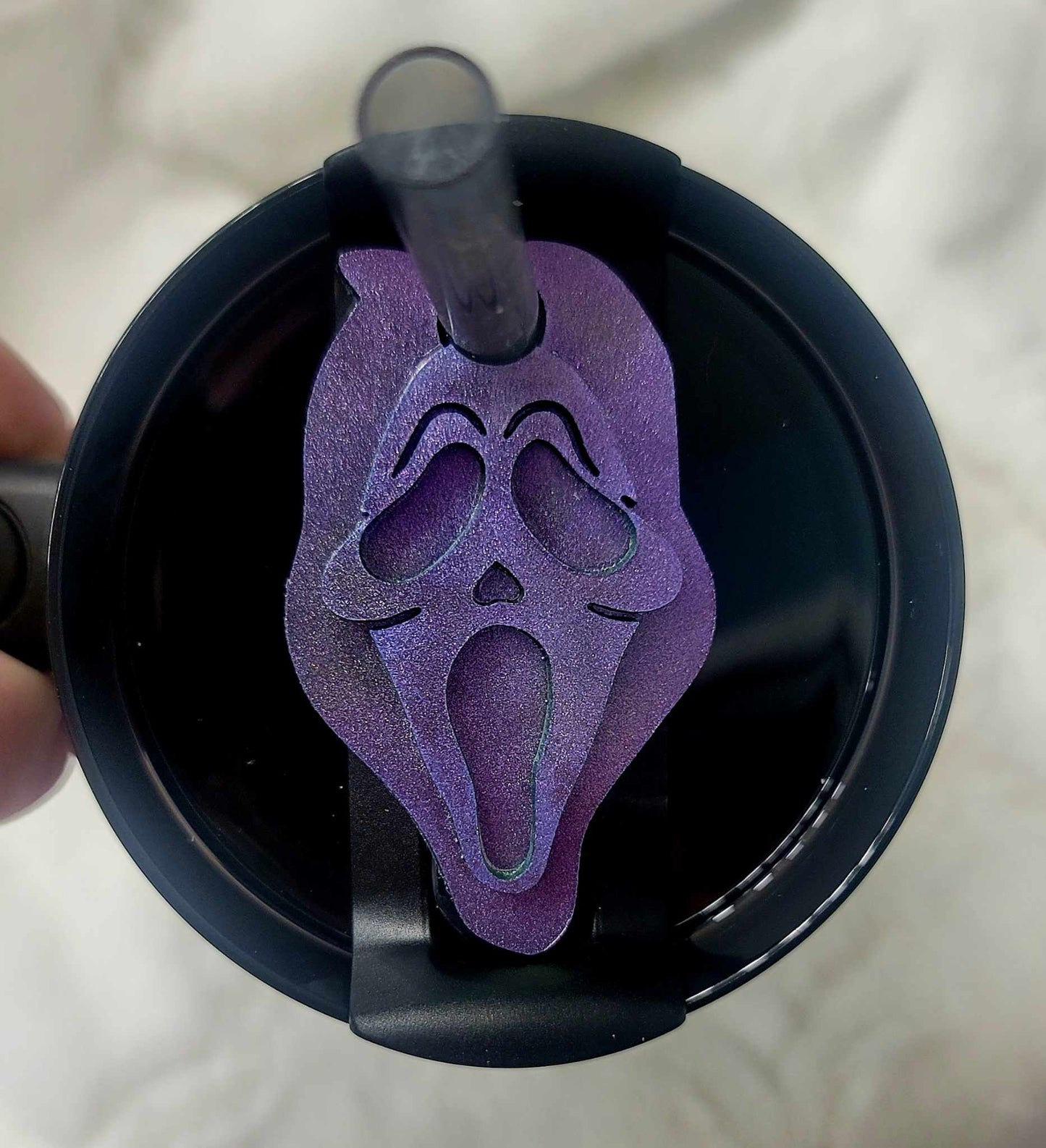 Purple Ghost Slasher Lid Cover