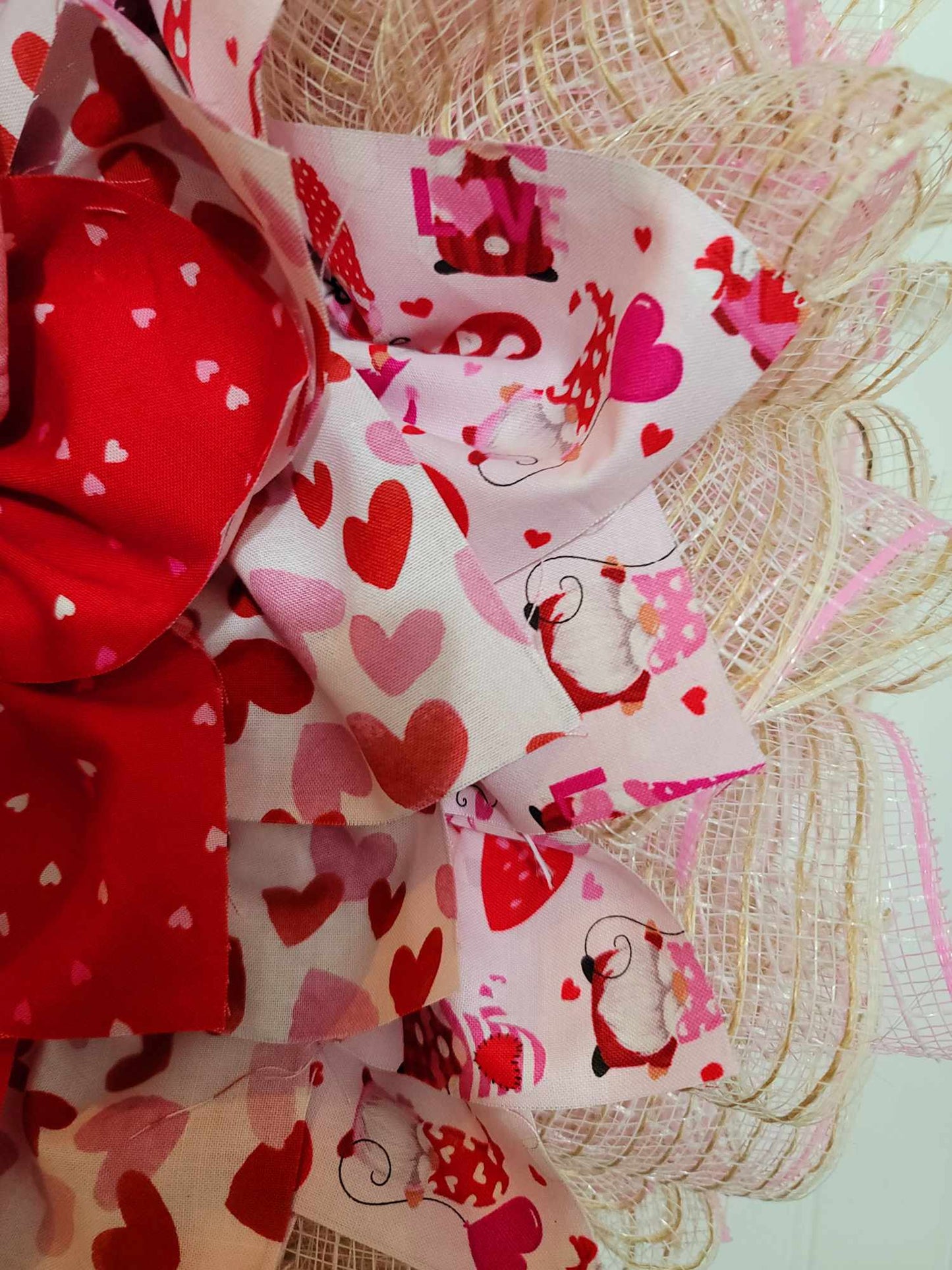 Valentine Gnome Wreath