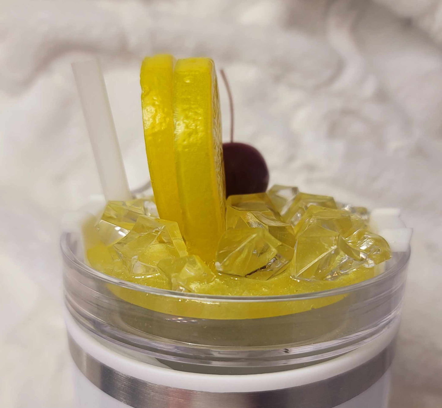 Lemon Cocktail Lid Cover