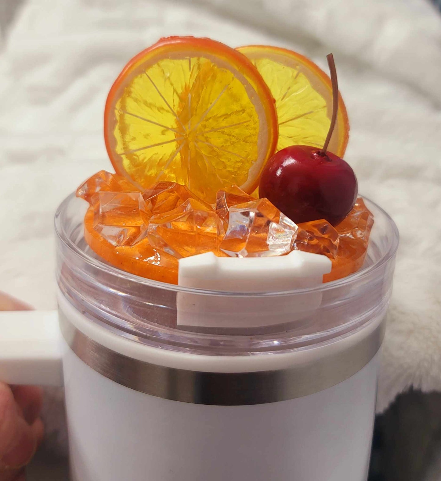 Orange Cocktail Lid cover