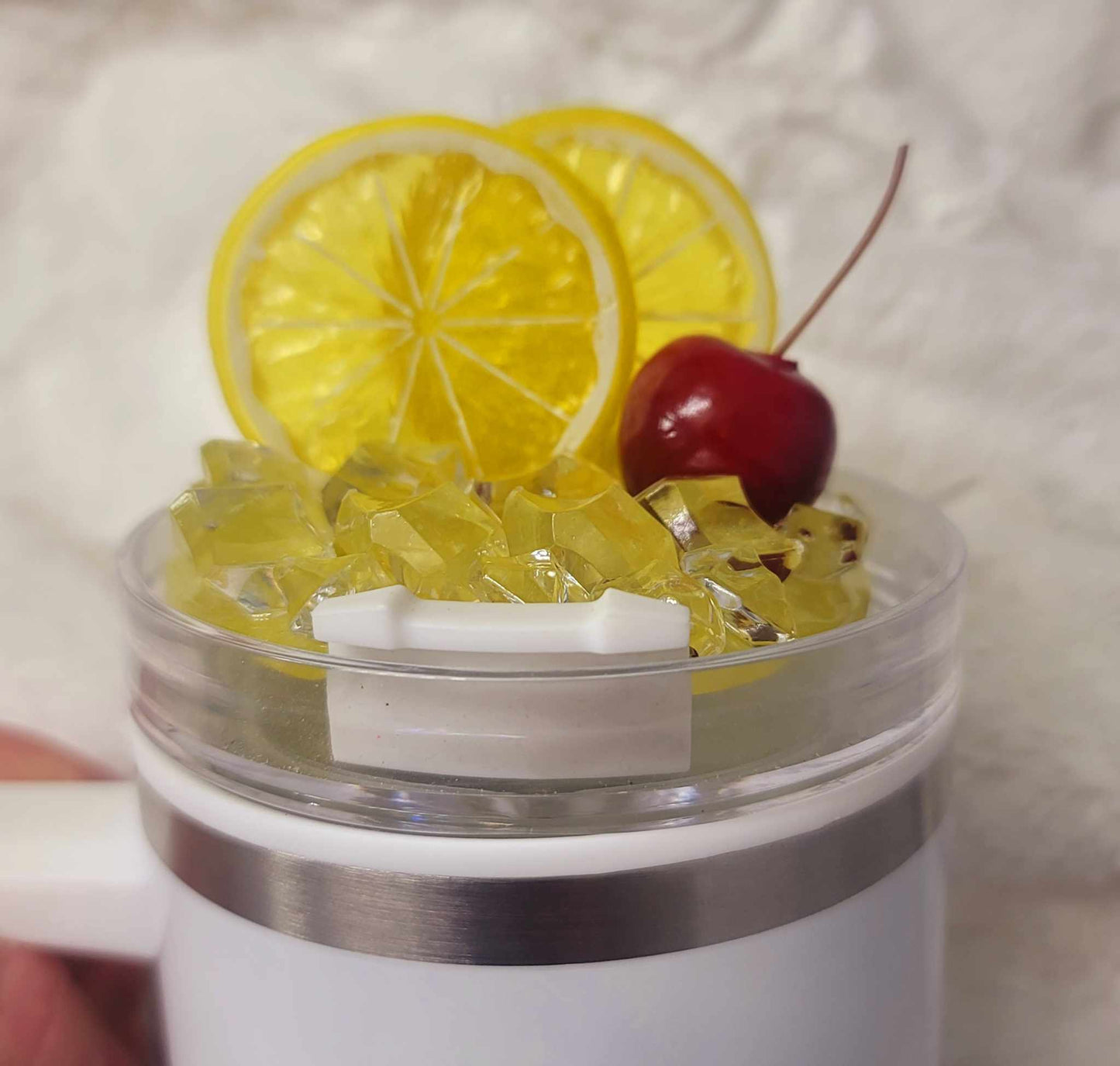 Lemon Cocktail Lid Cover