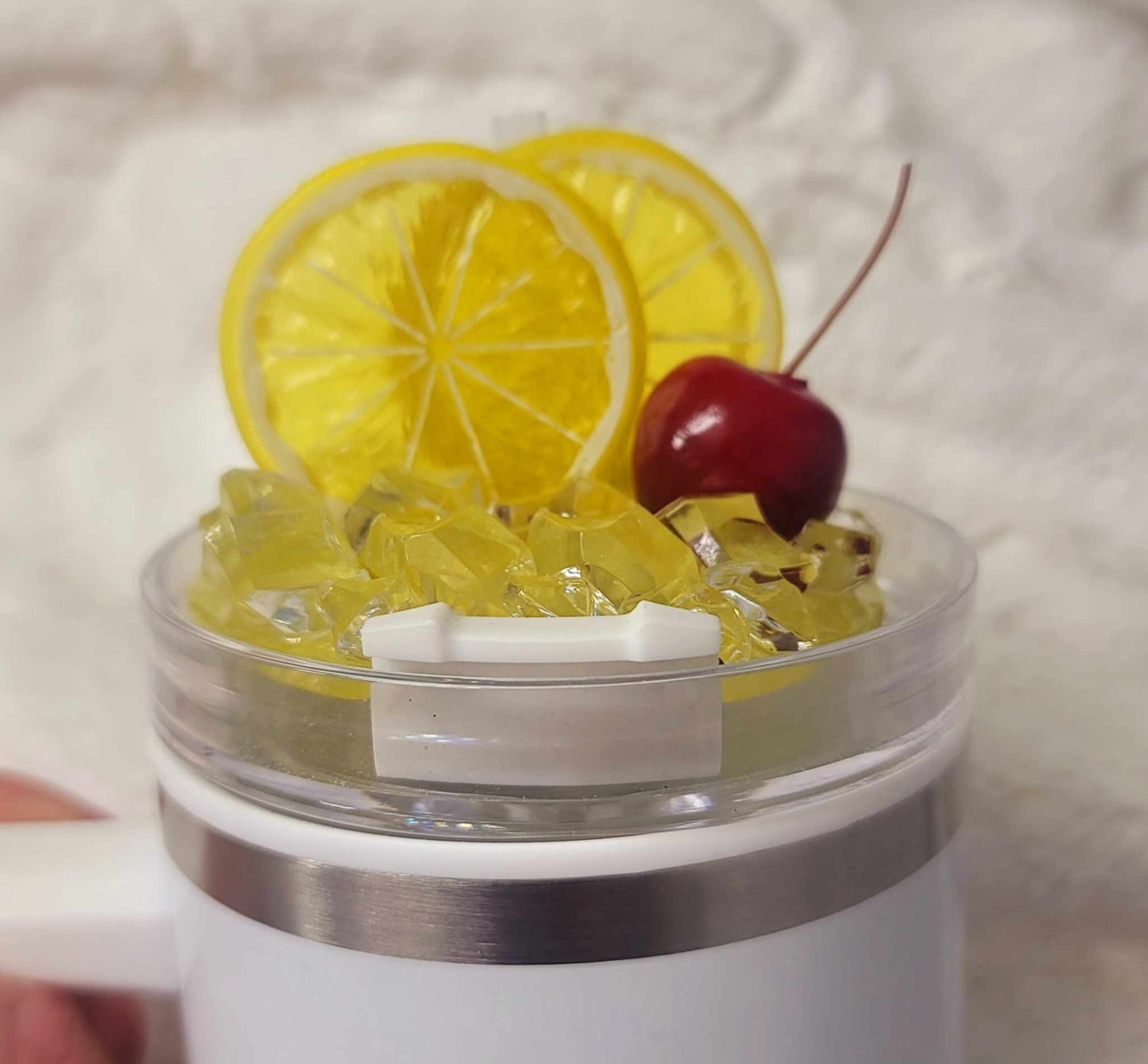 Lemon Cocktail Lid Cover