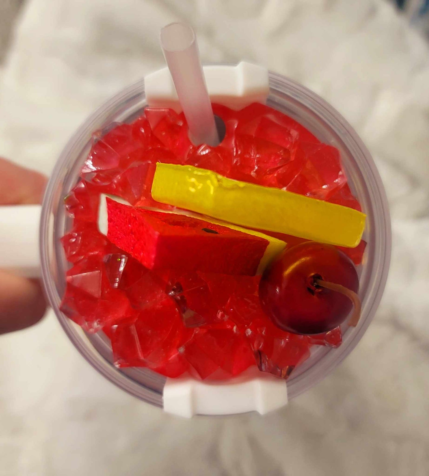 Watermelon Cocktail Lid Topper