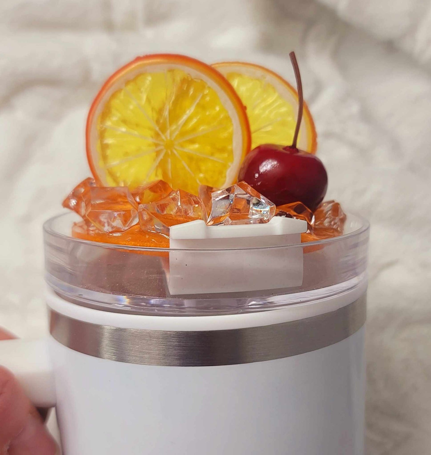 Orange Cocktail Lid cover