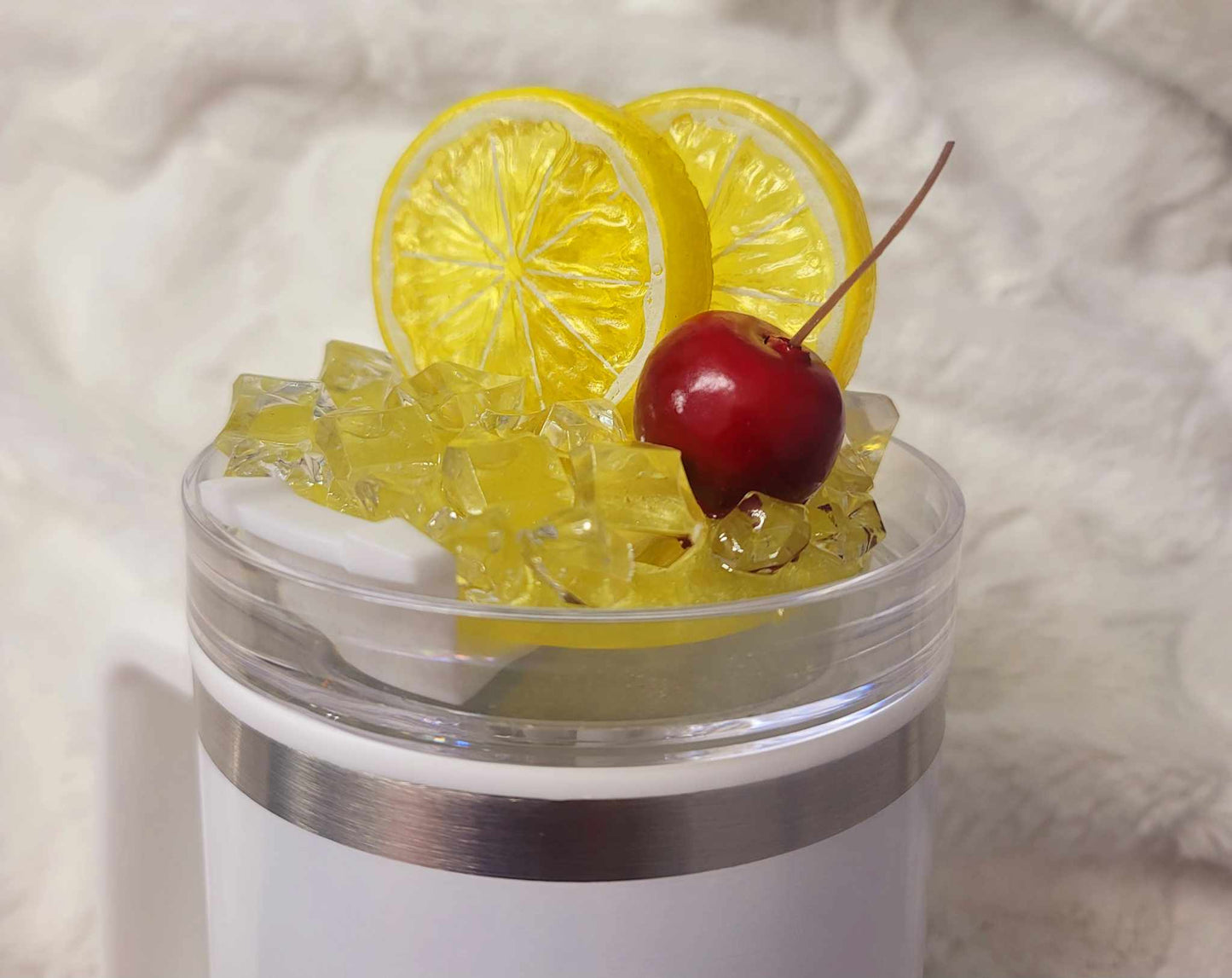 Lemon Cocktail Lid Cover
