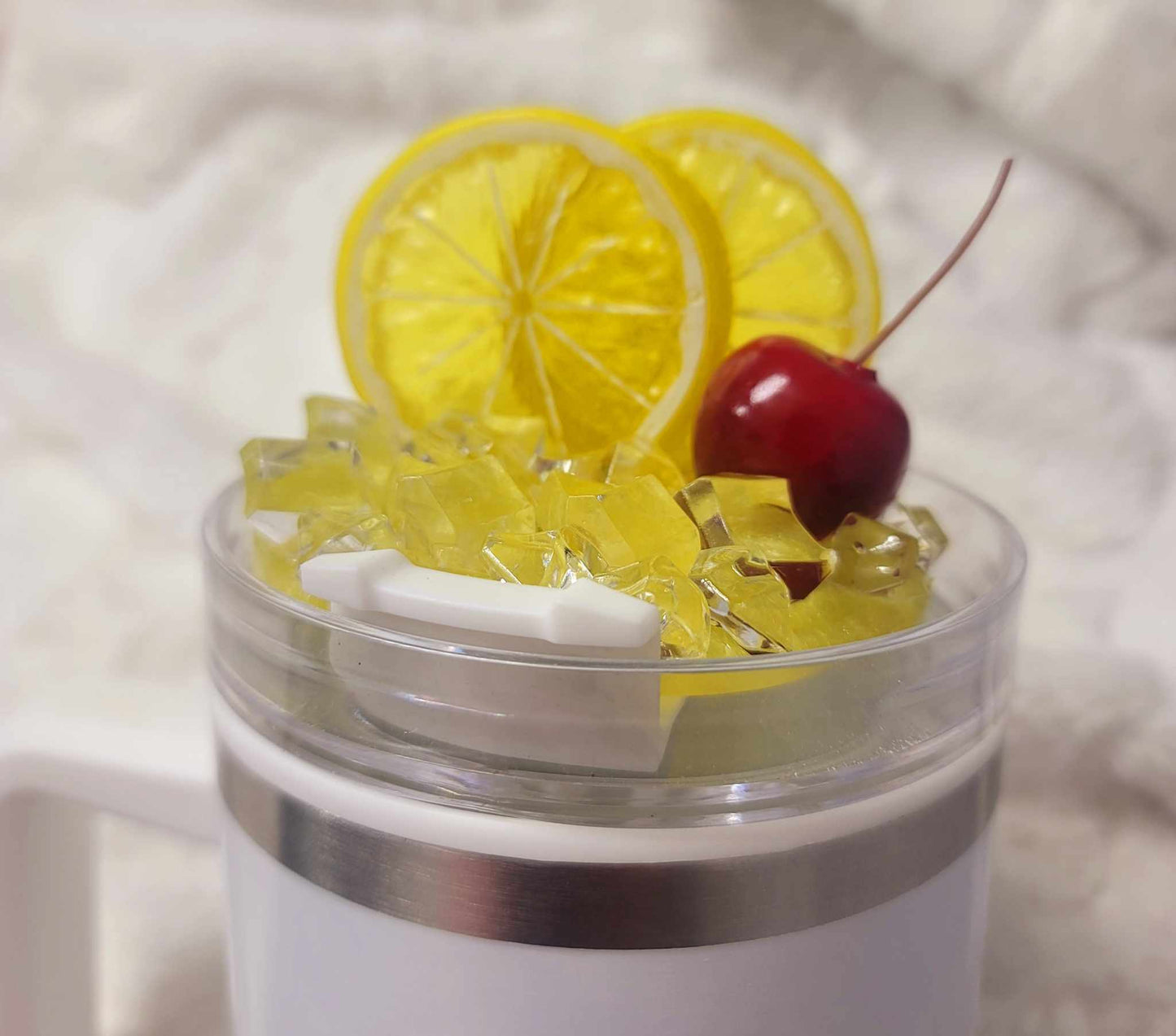 Lemon Cocktail Lid Cover