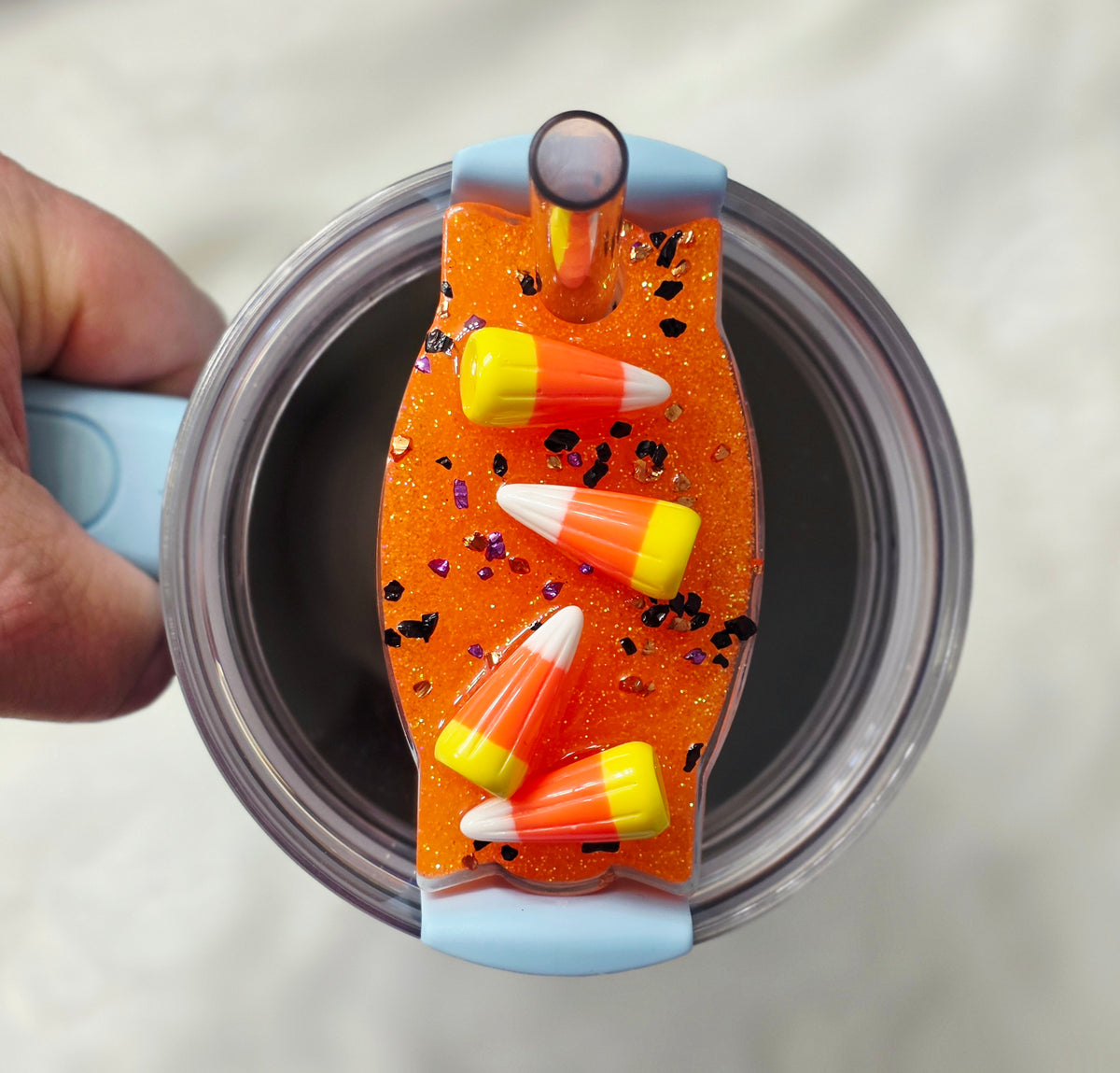 Candy Corn Lid Topper