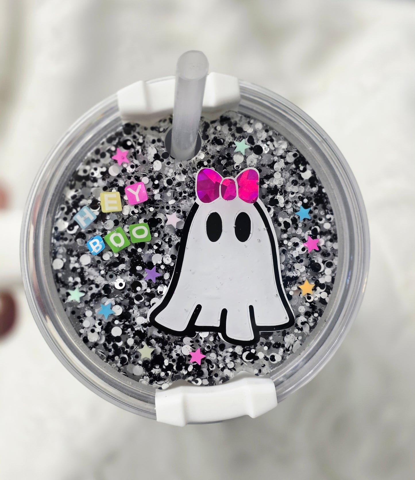 Hey Boo Lid Topper