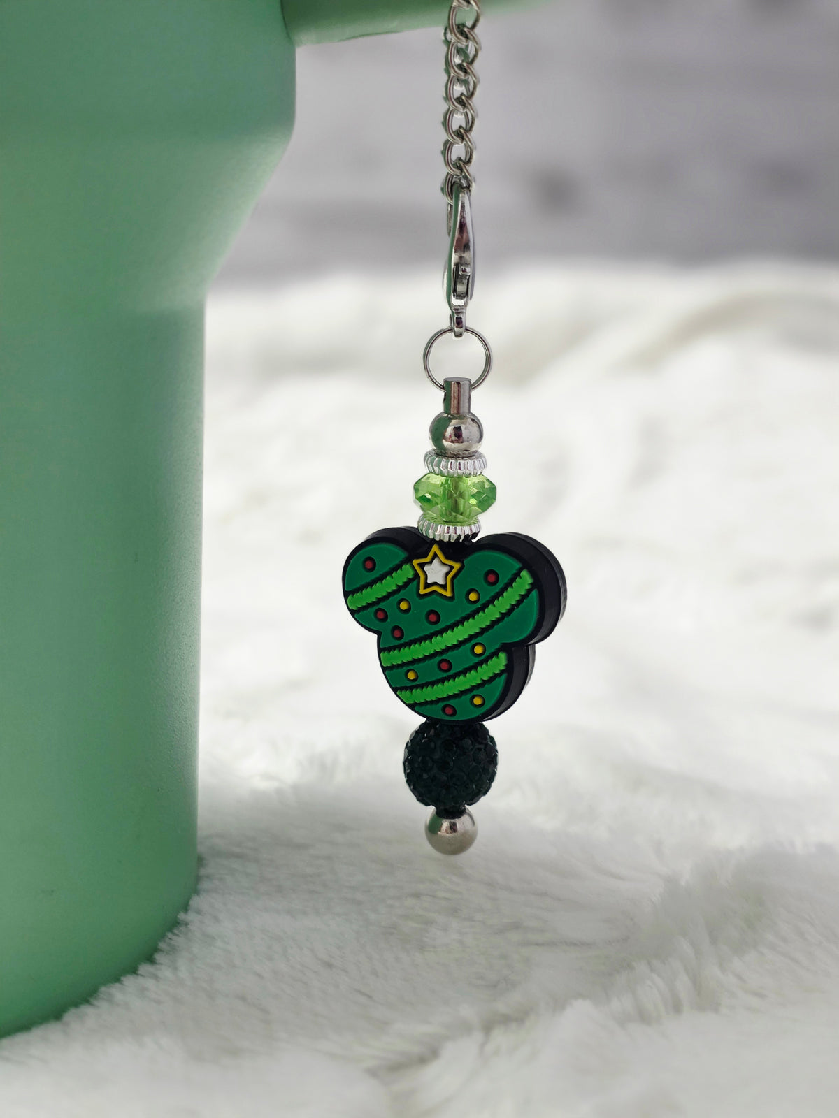 Holiday Mickey Tumbler Charm