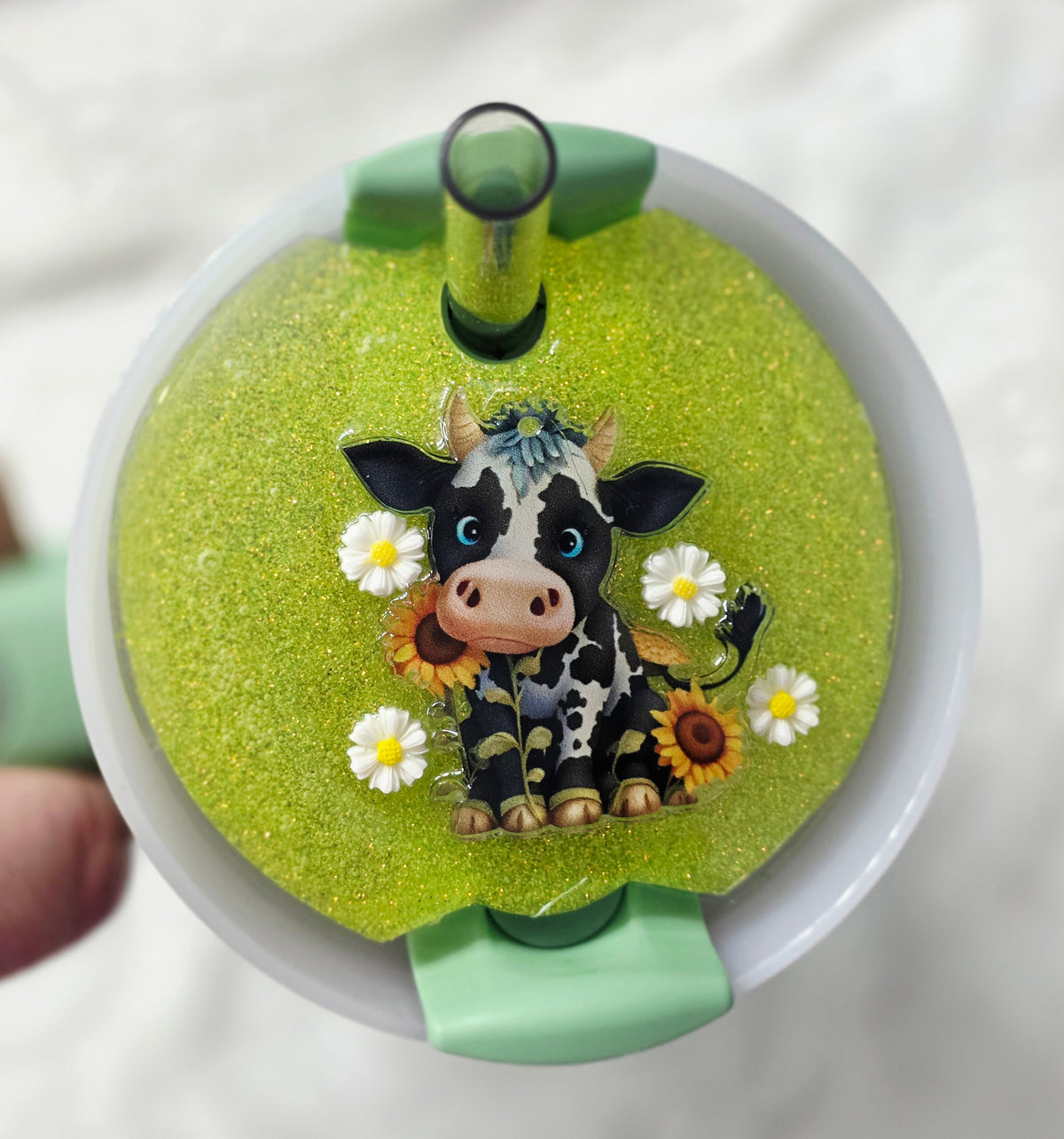 Cow Tumbler Topper