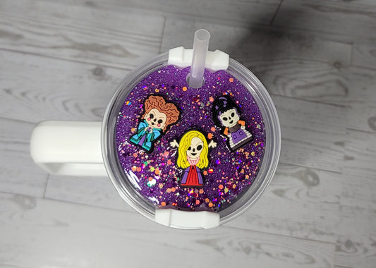 Witch Sisters Lid Cover