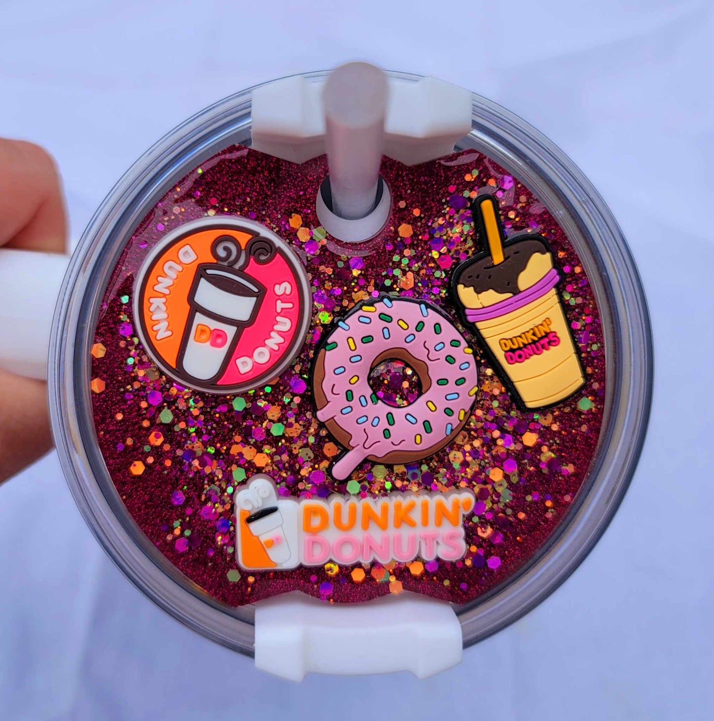 Donuts and Coffee Lid Cover