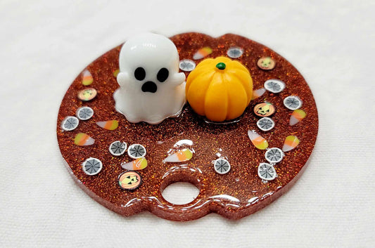 Fall Spooky Boo Lid Cover