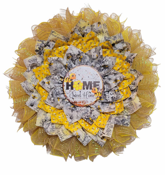 Honey Bee Wreath