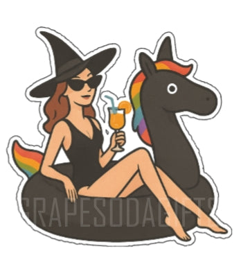 Witch Vacation Sticker
