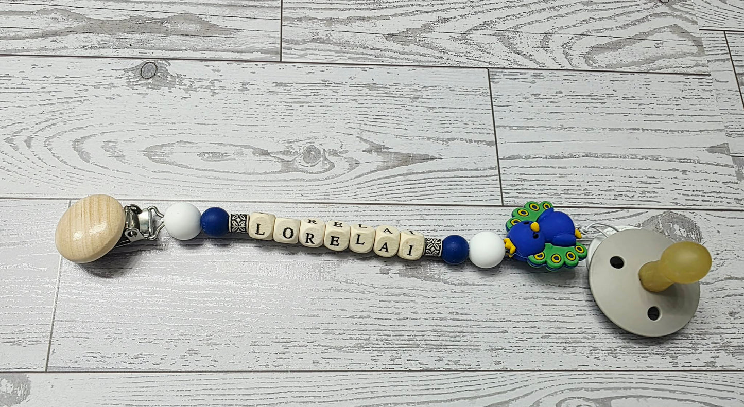 Personalized Pacifier Clip