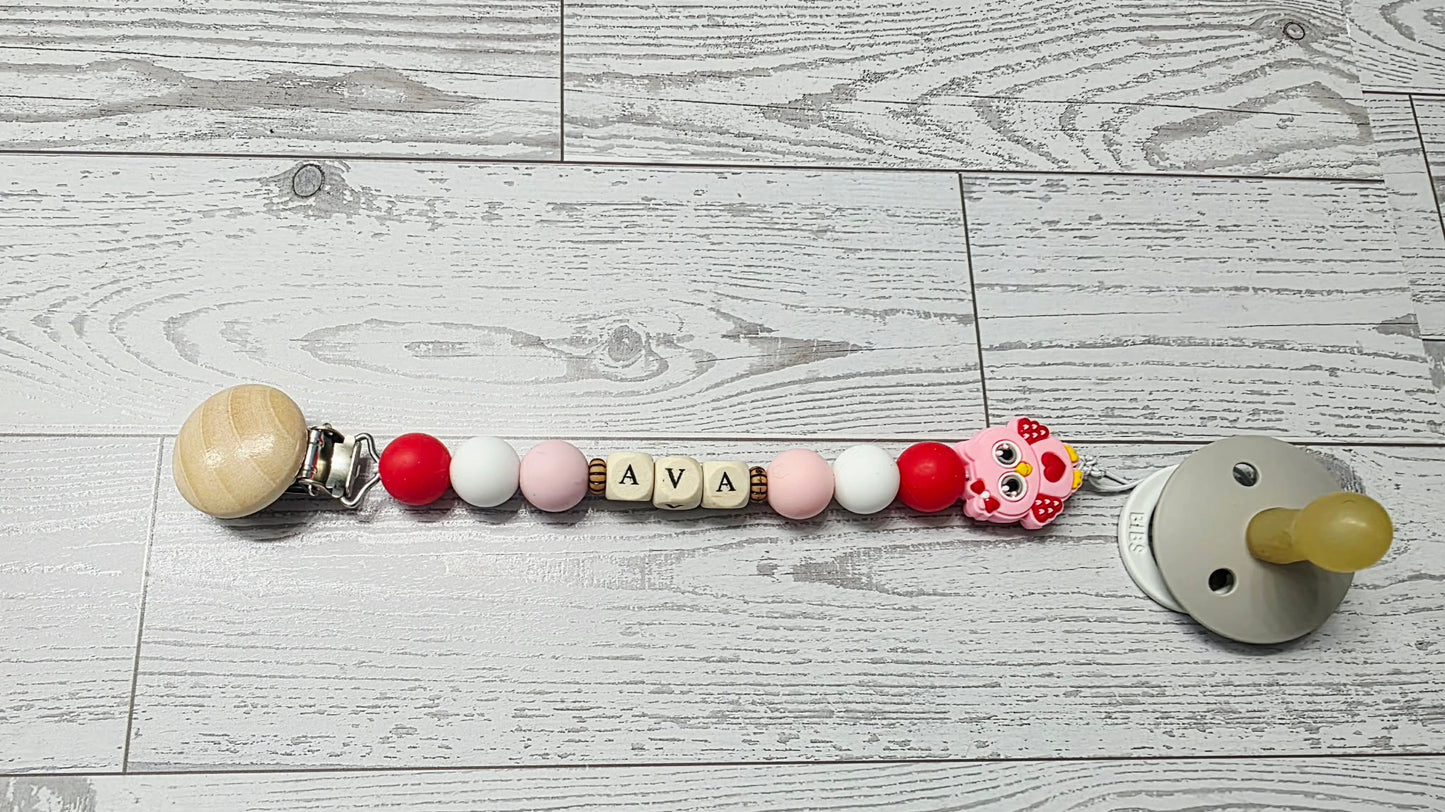 Personalized Pacifier Clip