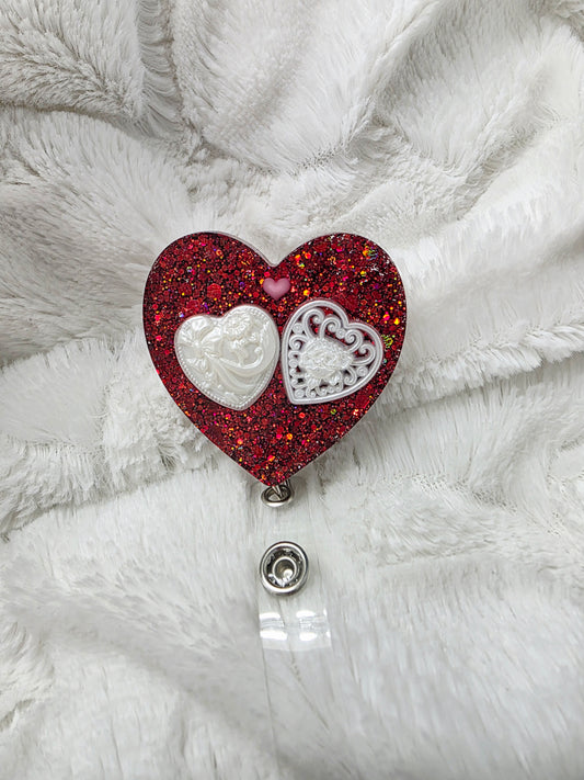 White Hearts Badge Reel