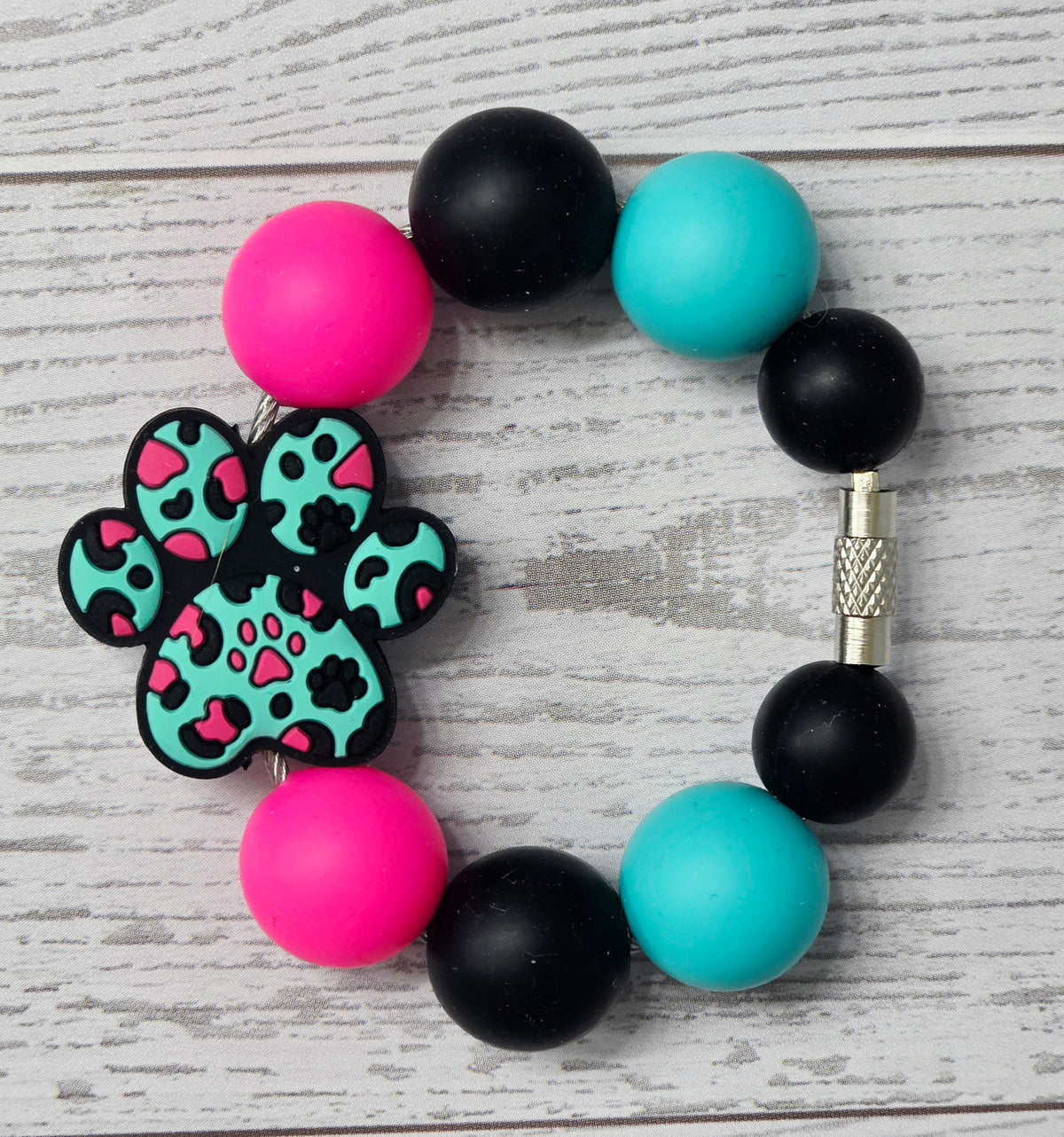 Dog Paw Tumbler Charm