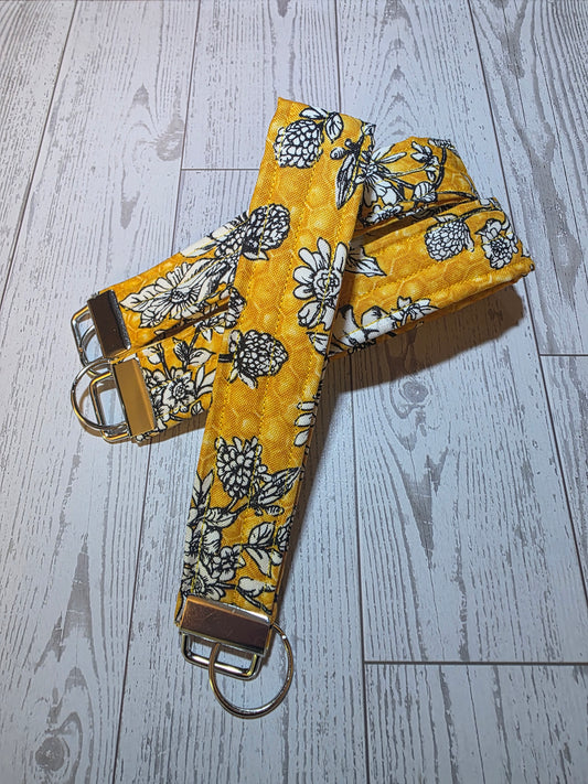 Honeycomb Floral Lanyard