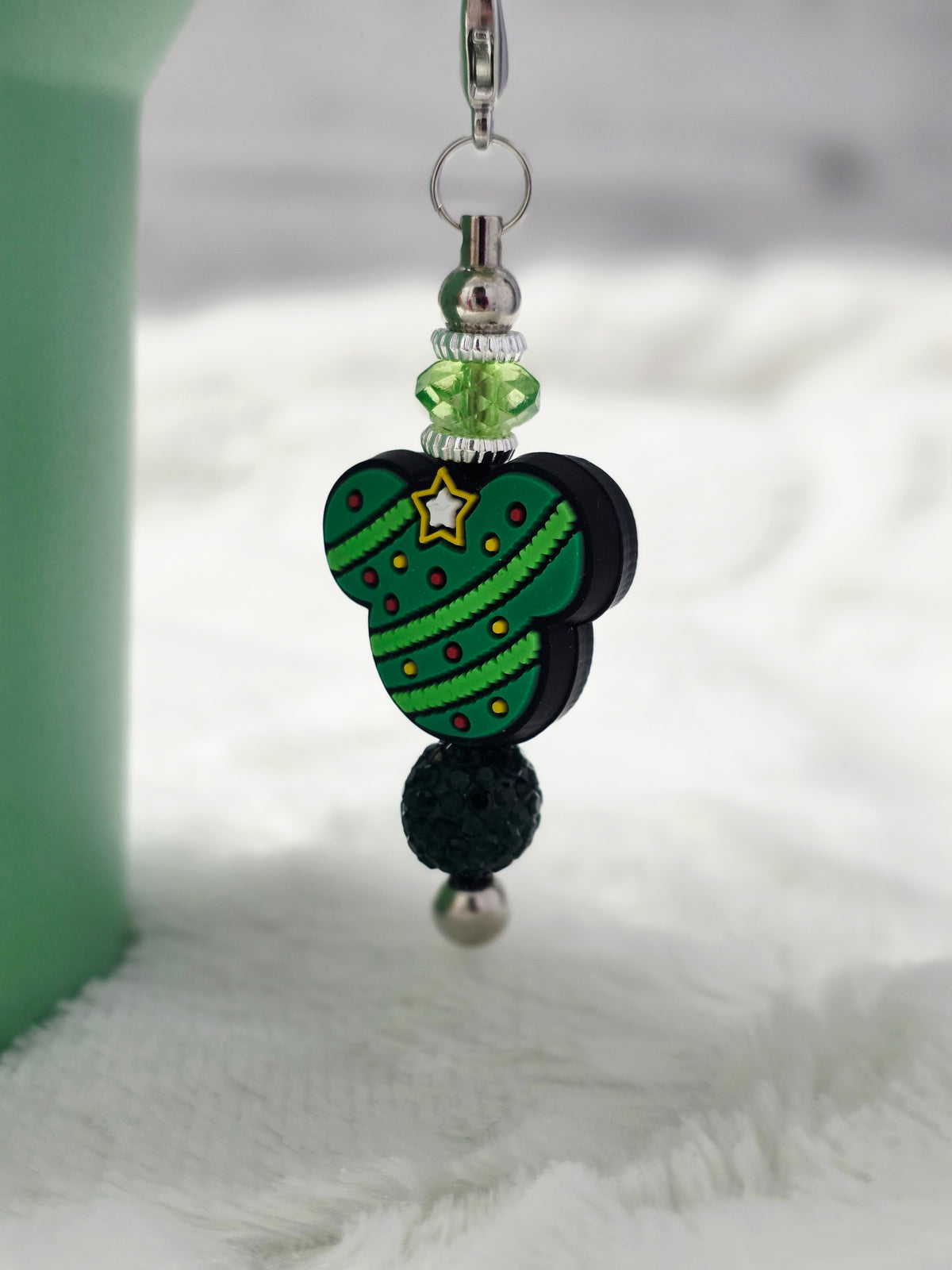 Holiday Mickey Tumbler Charm
