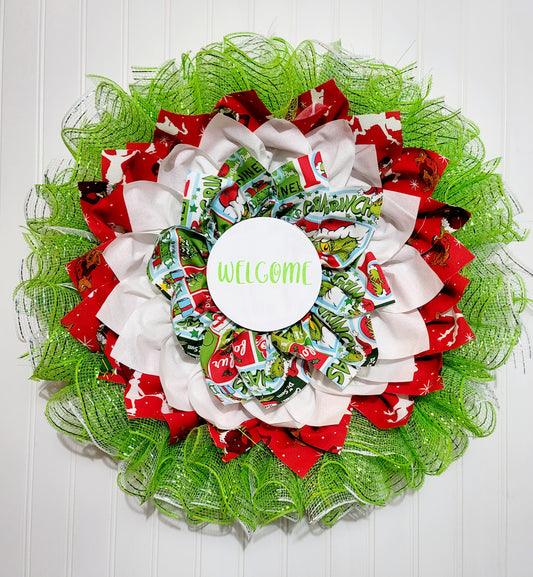 Grinch Wreath
