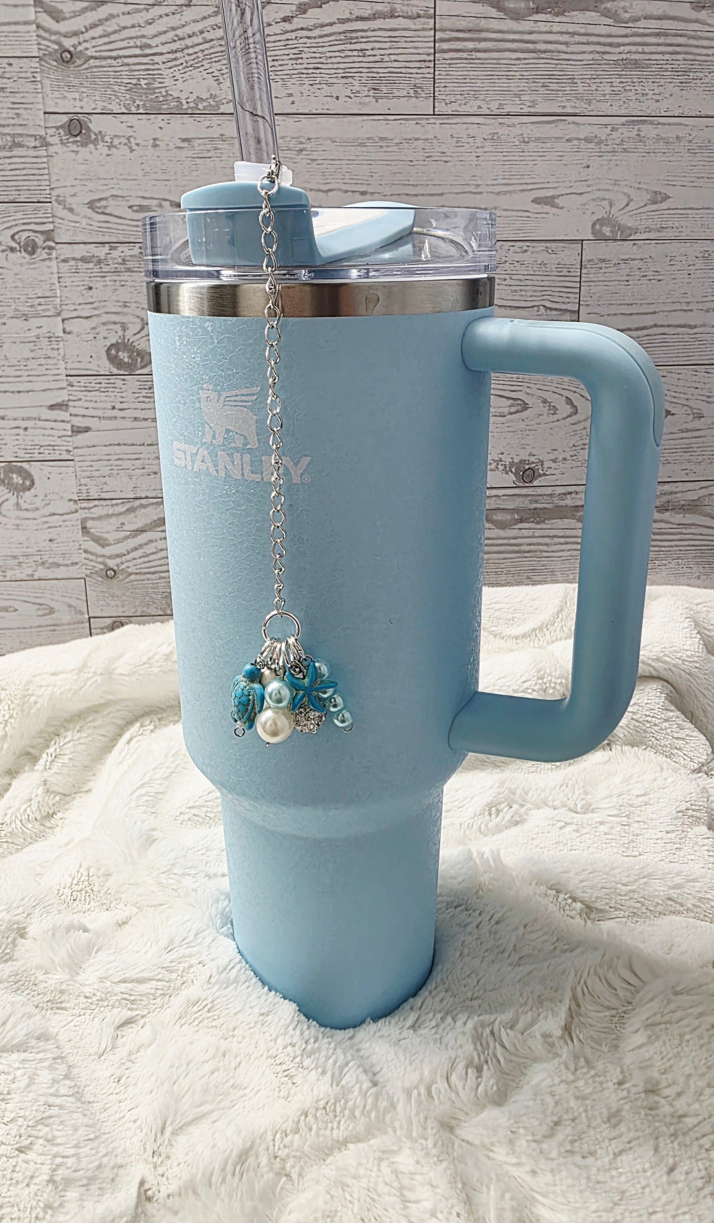 Beach Beaded Tumbler Dangle