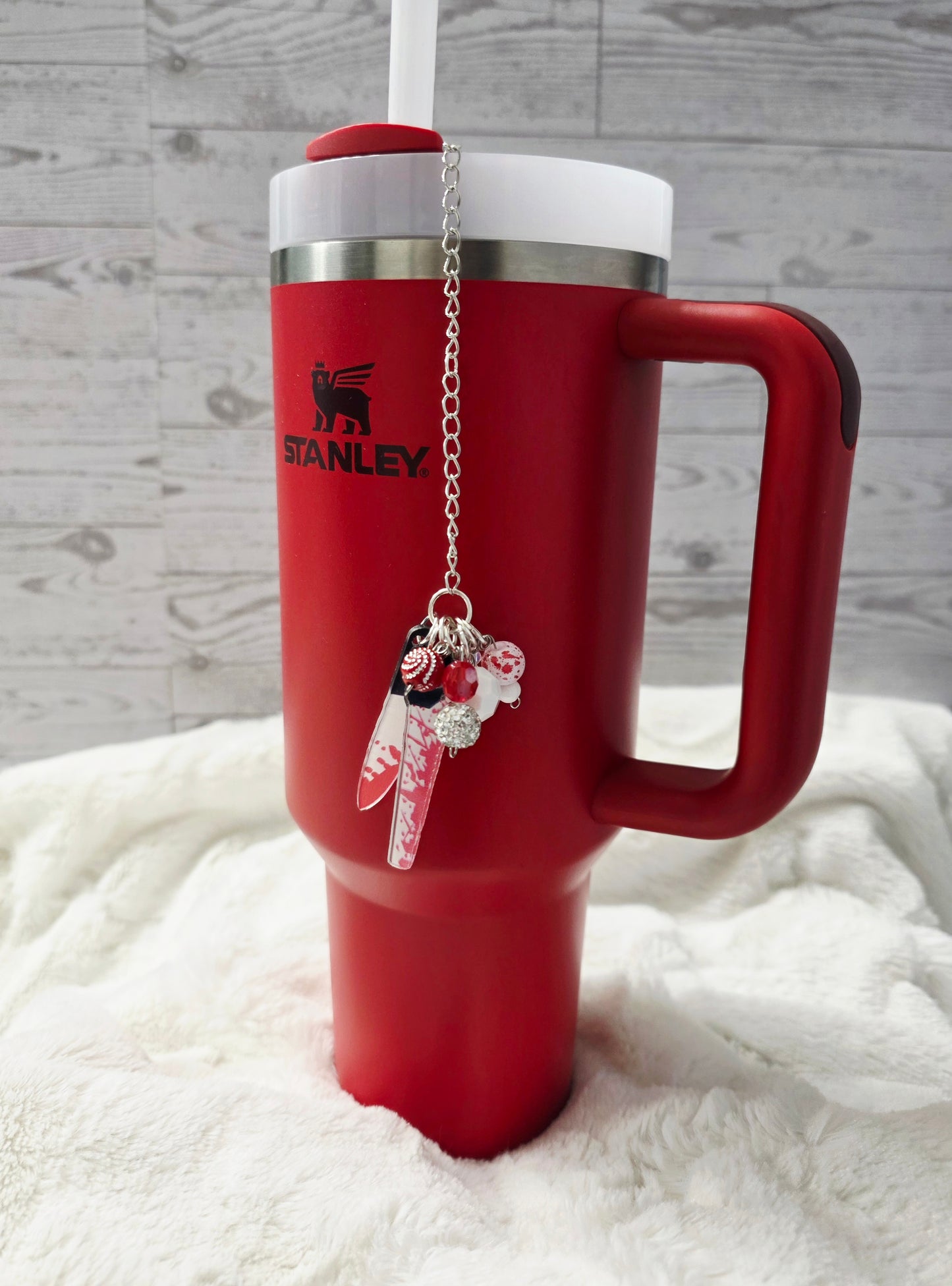 Bloody Beaded Tumbler Dangle