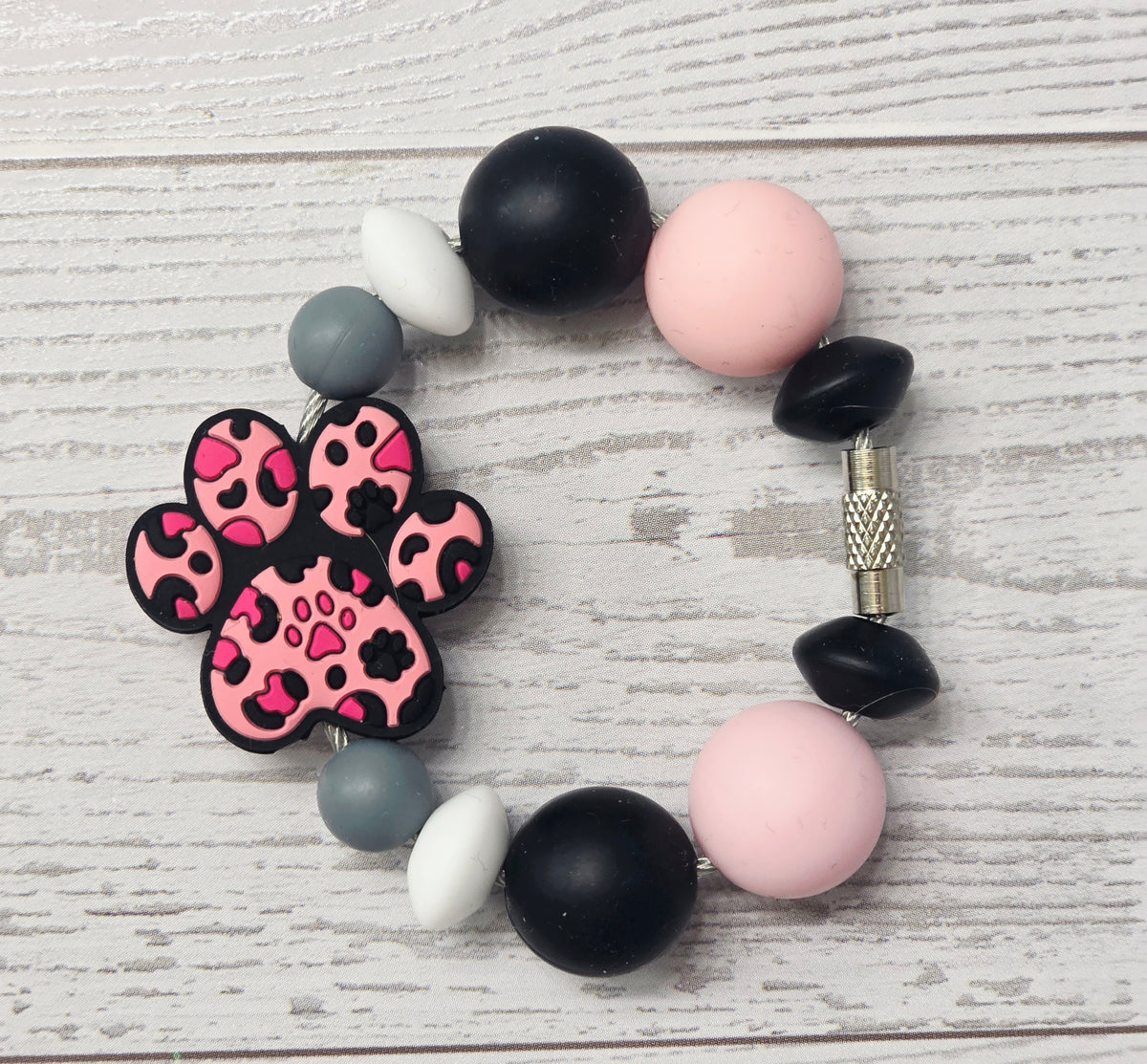 Dog Paw Tumbler Charm