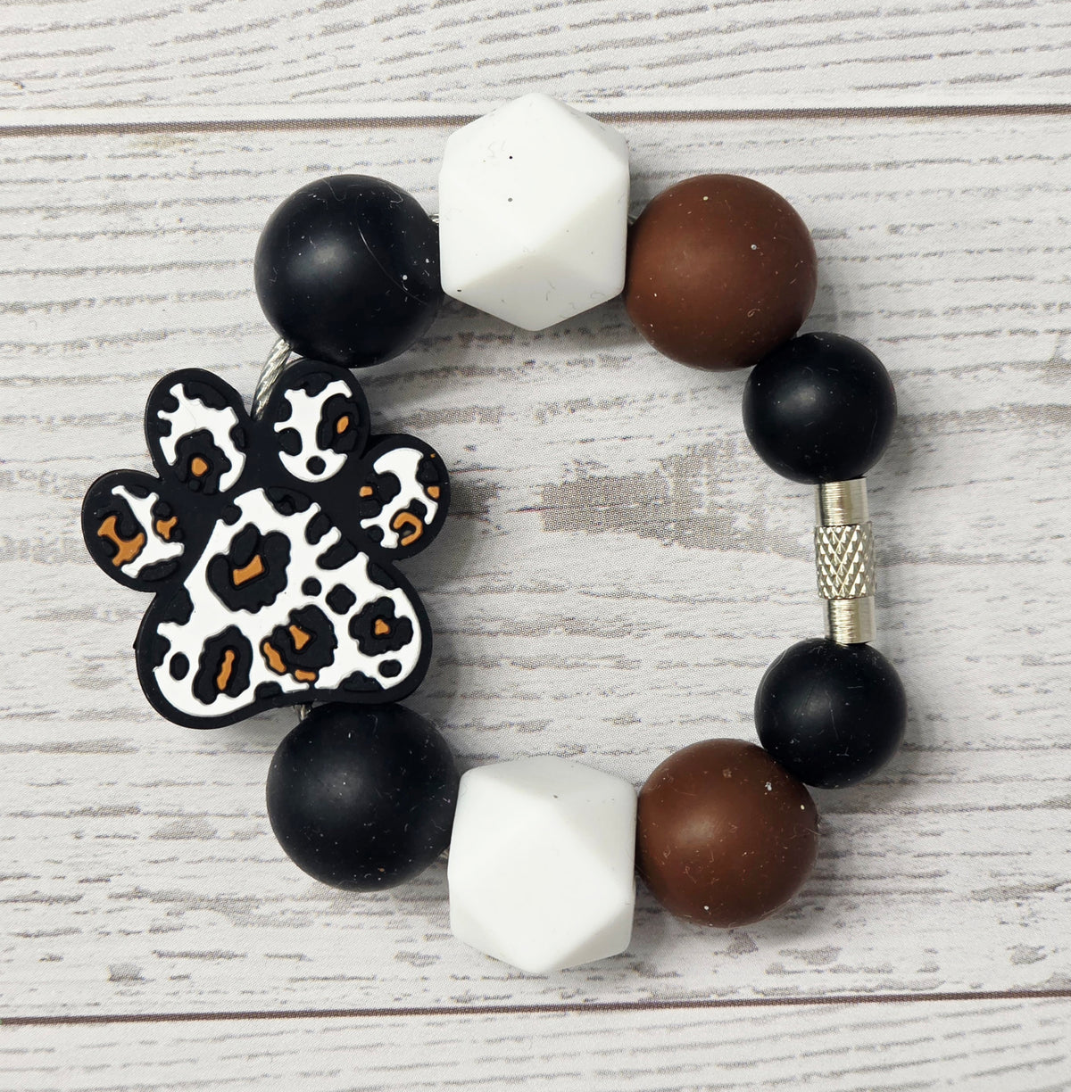 Dog Paw Tumbler Charm