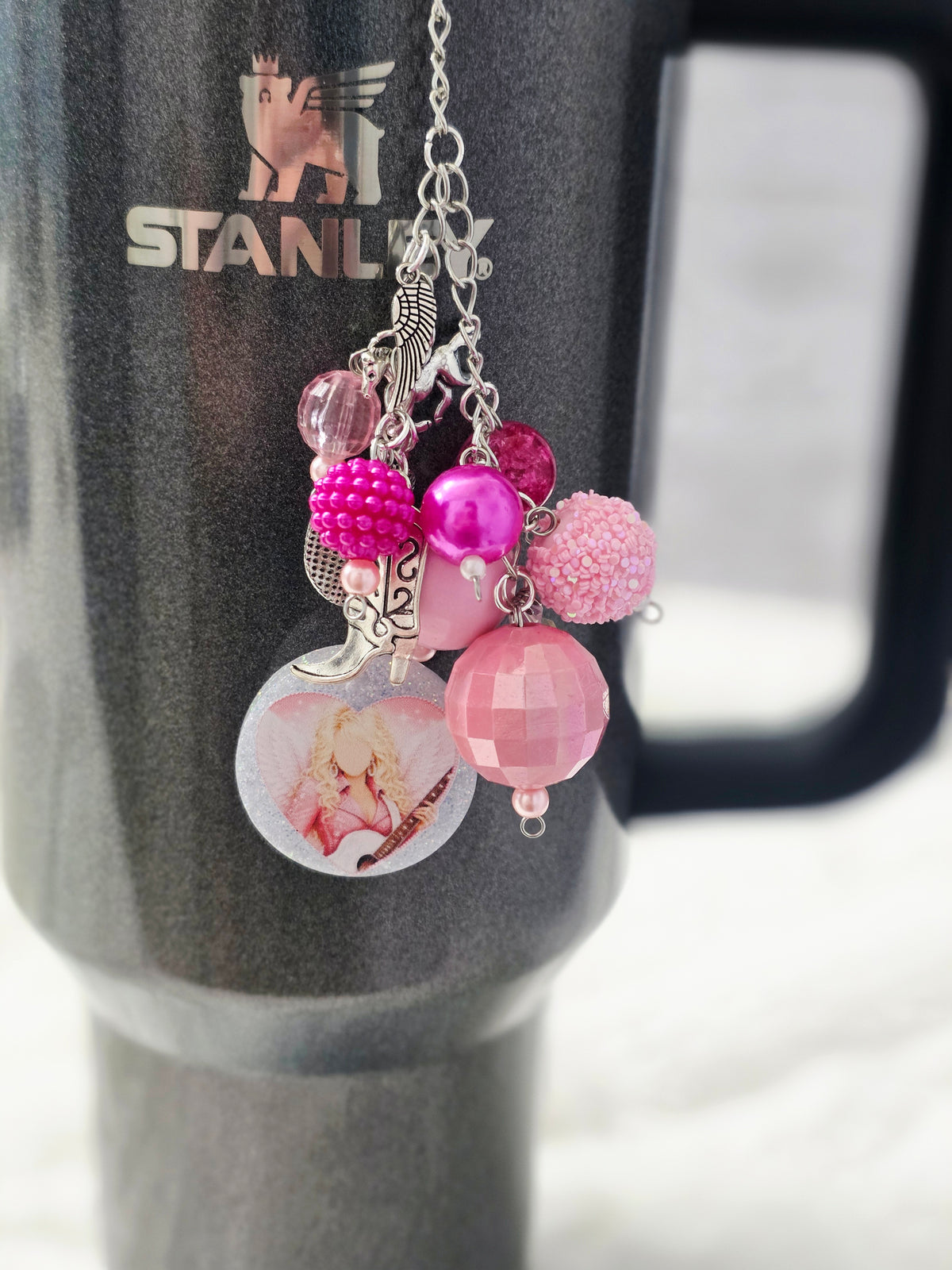 Dolly Inspired Tumbler Charm